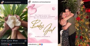 Sidharth Malhotra and Kiara Advani Become Proud Parents…
